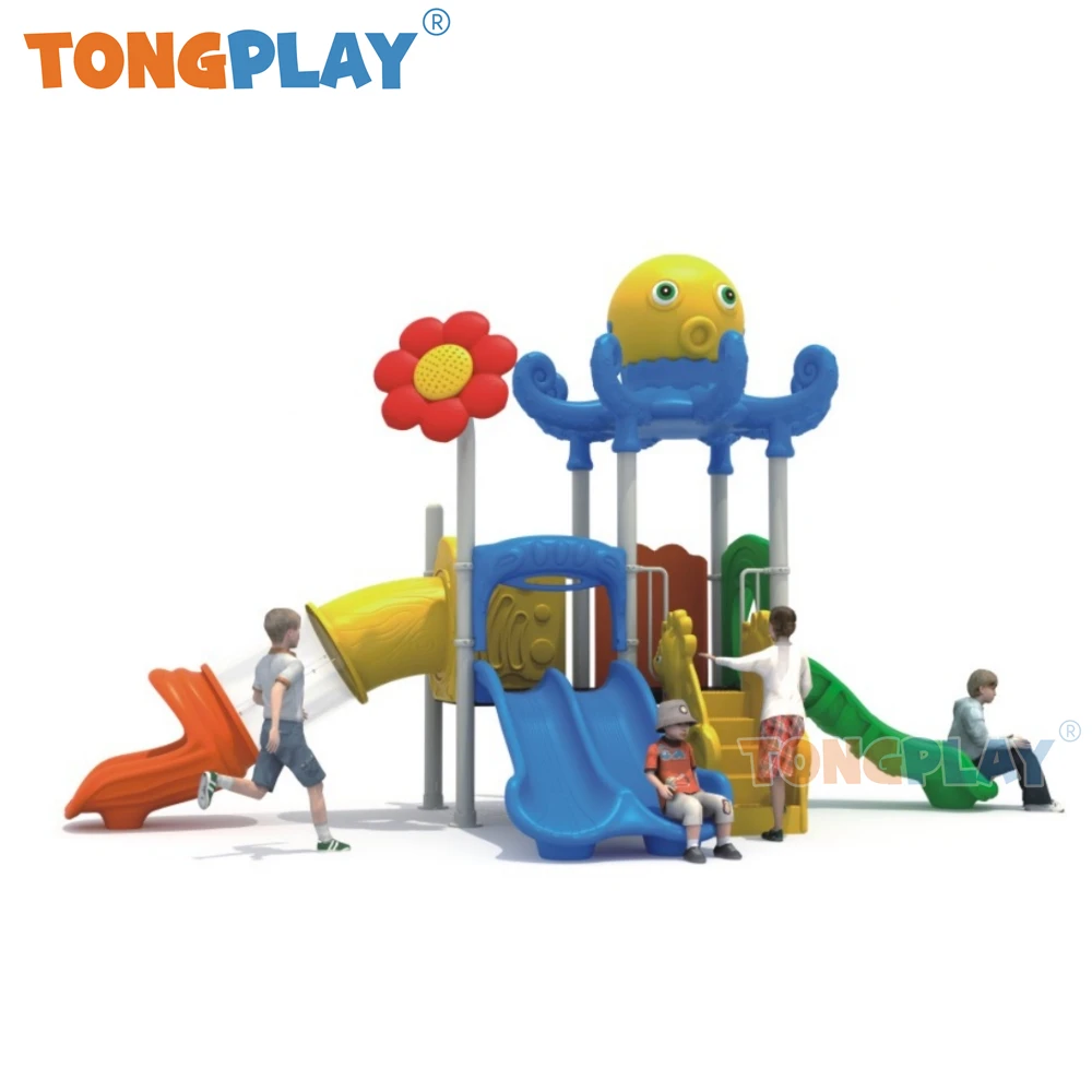 

Tong play Animals series kid outdoor playground outdoor slidedirect sale medium amusement slide high quality factory equipment