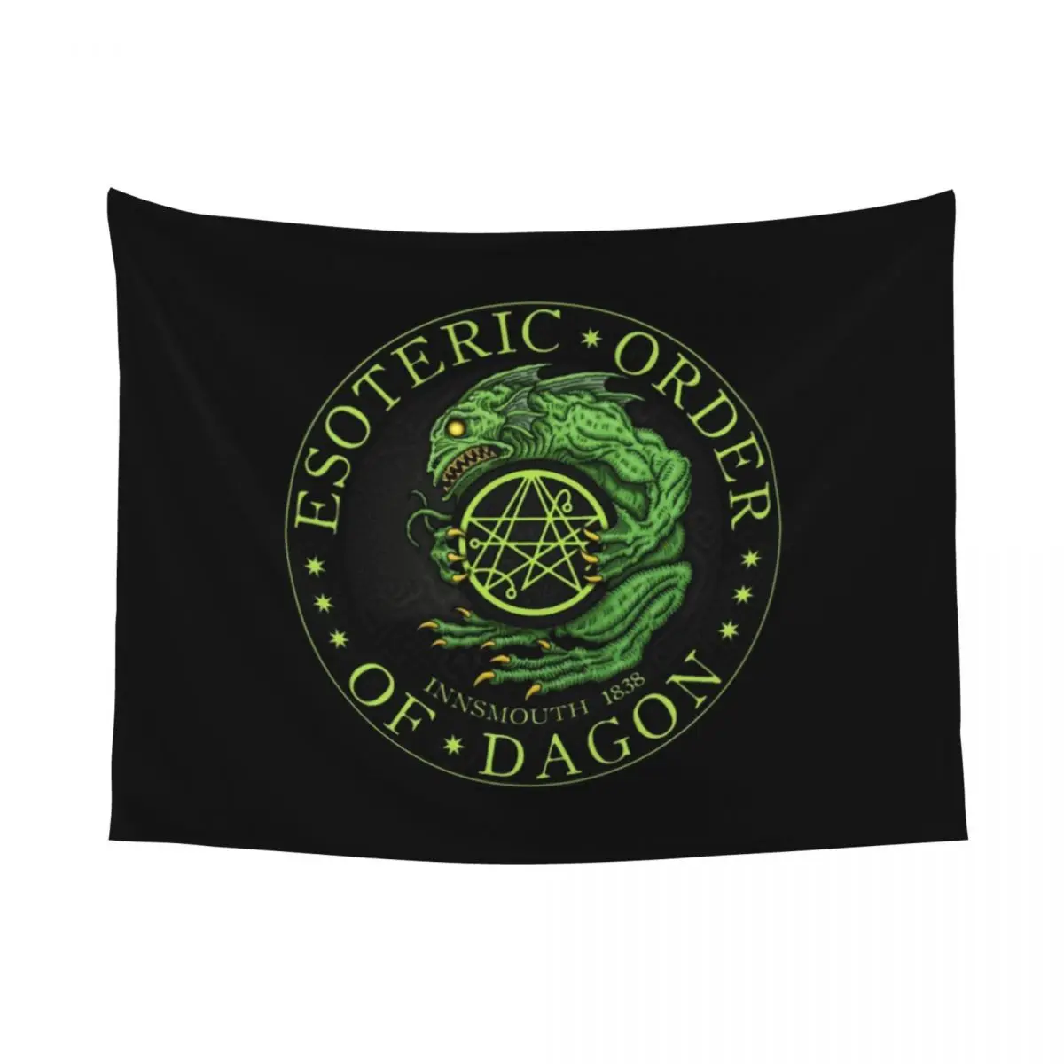 Custom The Call Of Cthulhu Tapestry Hippie Room Decor Lovecraft Mythos Monster Tapestries Wall Hanging for Dorm Home Decoration