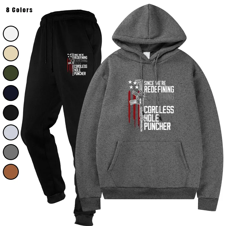 

Basic Fleece Hoodies And SweatPants Set Unisex Ensemble Jogging Premium Fleece Track Suit Sportswear for Men