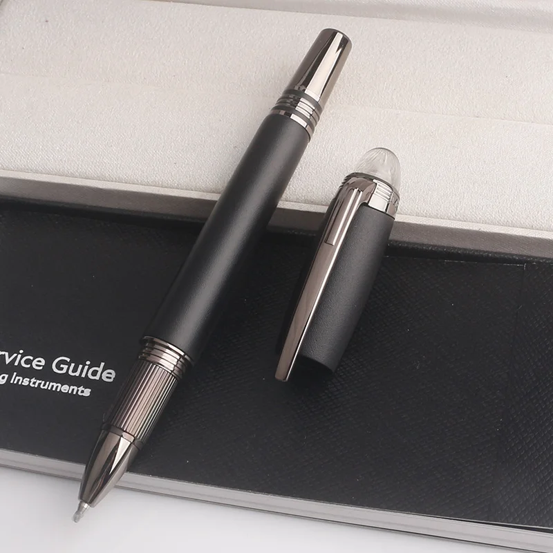 Luxury MB Star Black Cosmos Ballpoint Pen Business Metal Ultra Rollrball Fountain Pen Ruthenium Coated Office School Supplies