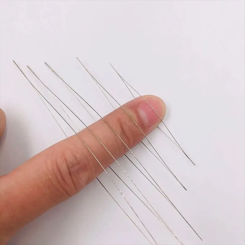 Beading Open Needles Seed Beads Needle Big Eye DIY Beaded Needles Collapsible Beading Pins Needles for Jewelry Making Tools