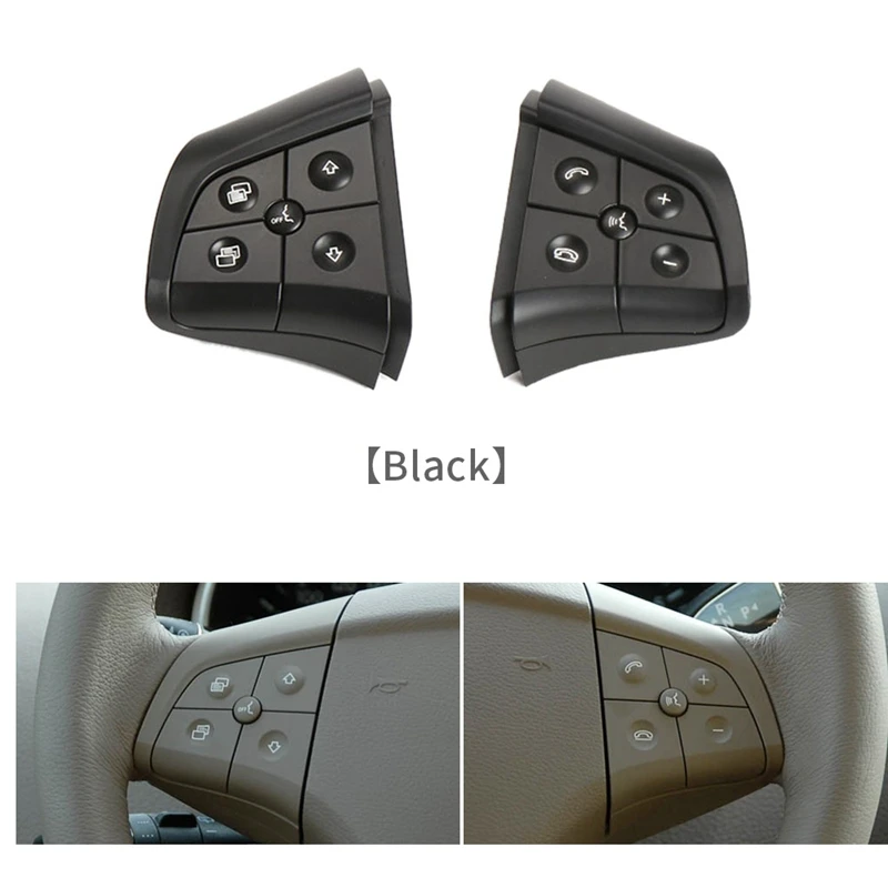 Car Multi-Function Steering Wheel Switch Buttons For Mercedes Benz ML GL R B-Class W164 W251 W245