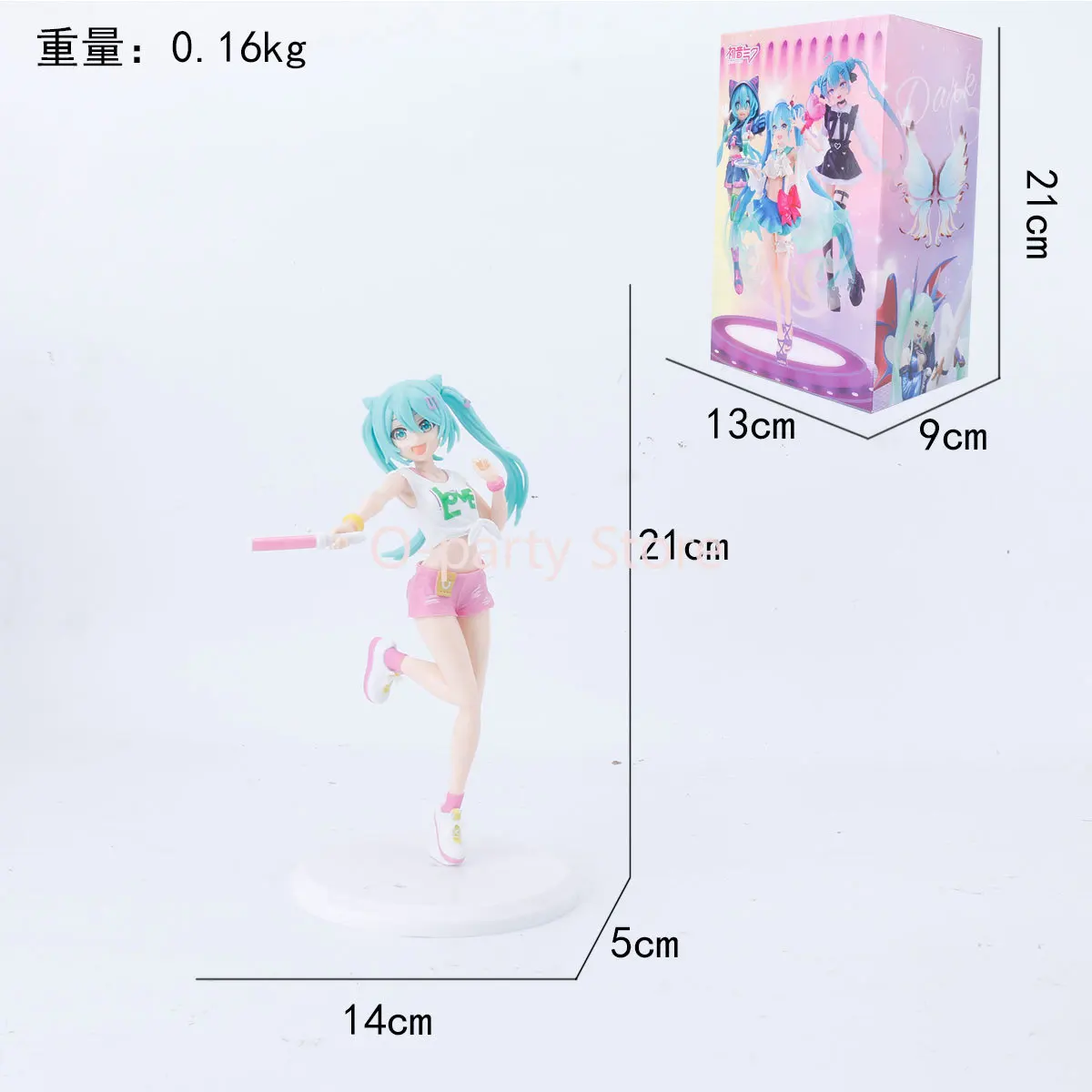 Bandai Collection Model Doll Toys of Sexy Hatsune Miku Anime Figure for Room Decorations