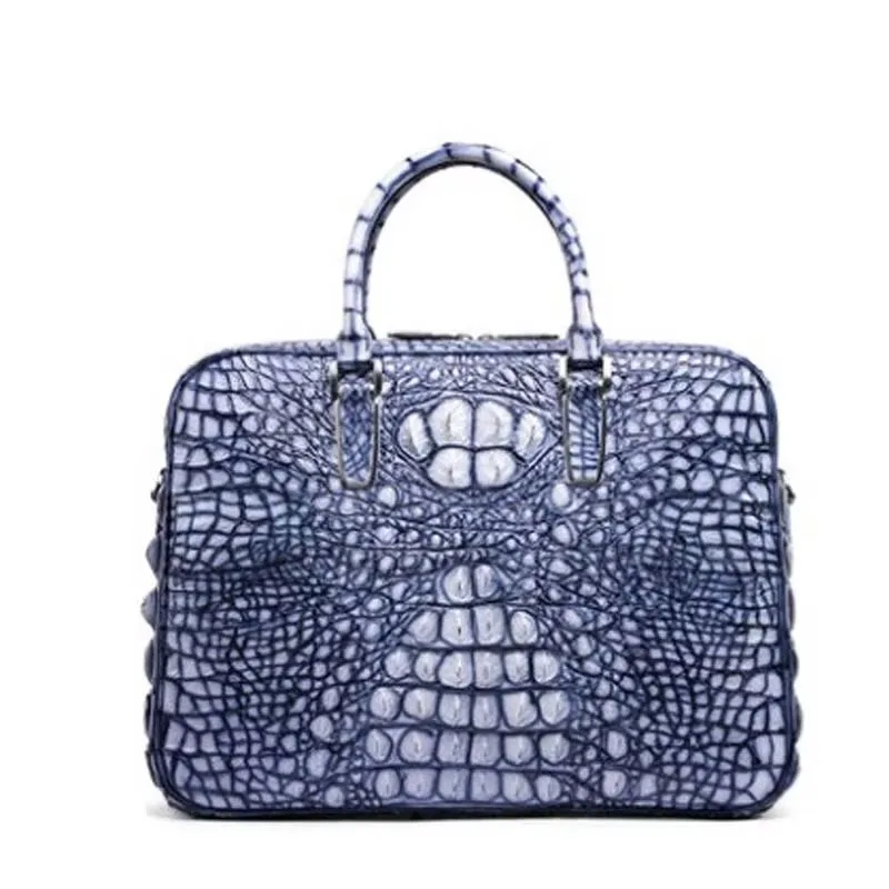 

ouluoer crocodile bag Men bags one shoulder large capacity Laptop bag business leisure male men handbag