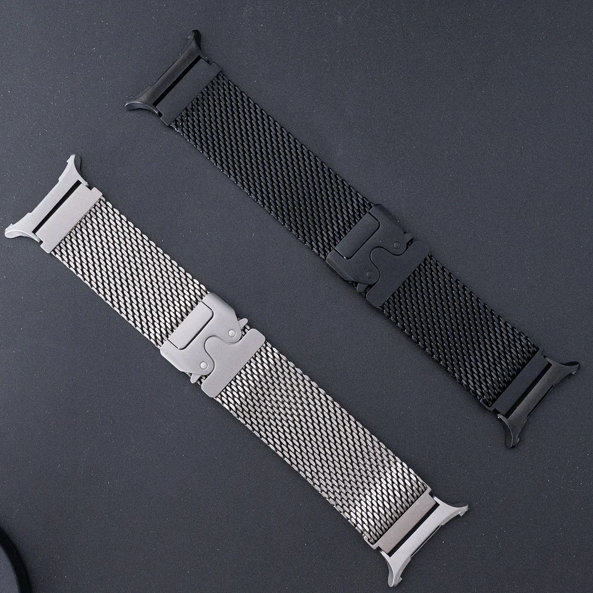 Reines Titan Milanese Offizielles Armband für Samsung Galaxy Watch Ultra/Ultra2 47mm Titanband für Galaxy Watch 7 Ultra Armband – Detail 1