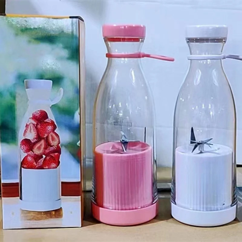 300ML Portable Blender Electric Juicers Fruit Mixers USB Rechargeable Smoothie Mini Blender Personal Juicer