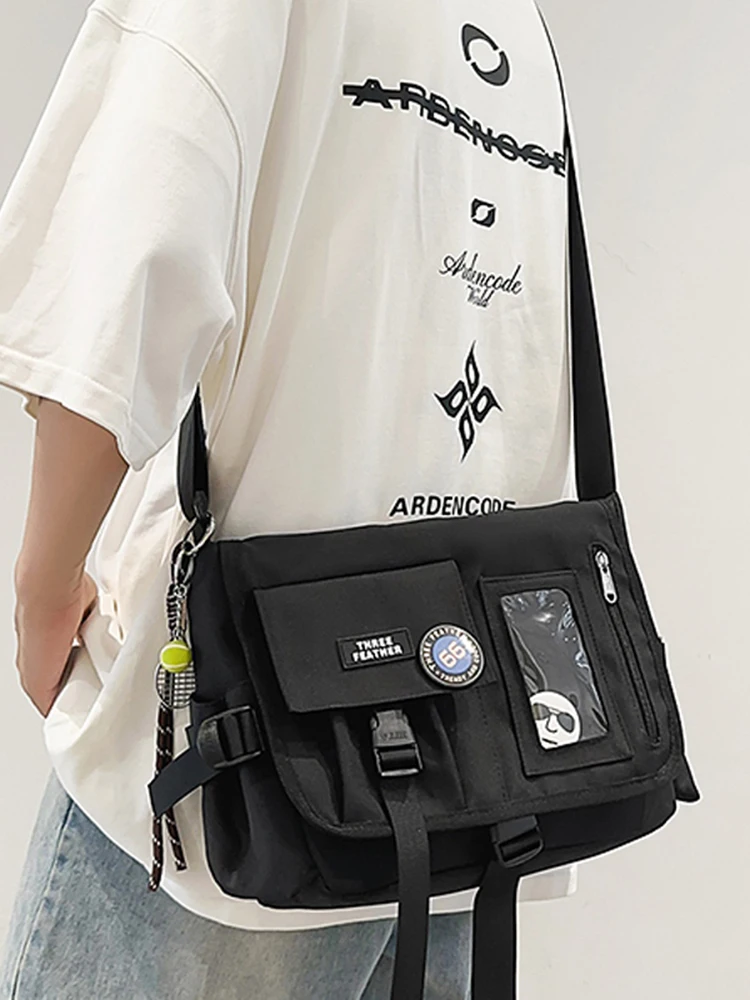 

Large Capaci Men's Crossbody Bag Faionable Trendy Menger Bag for Traveling Class Casual Single oulder Bapa