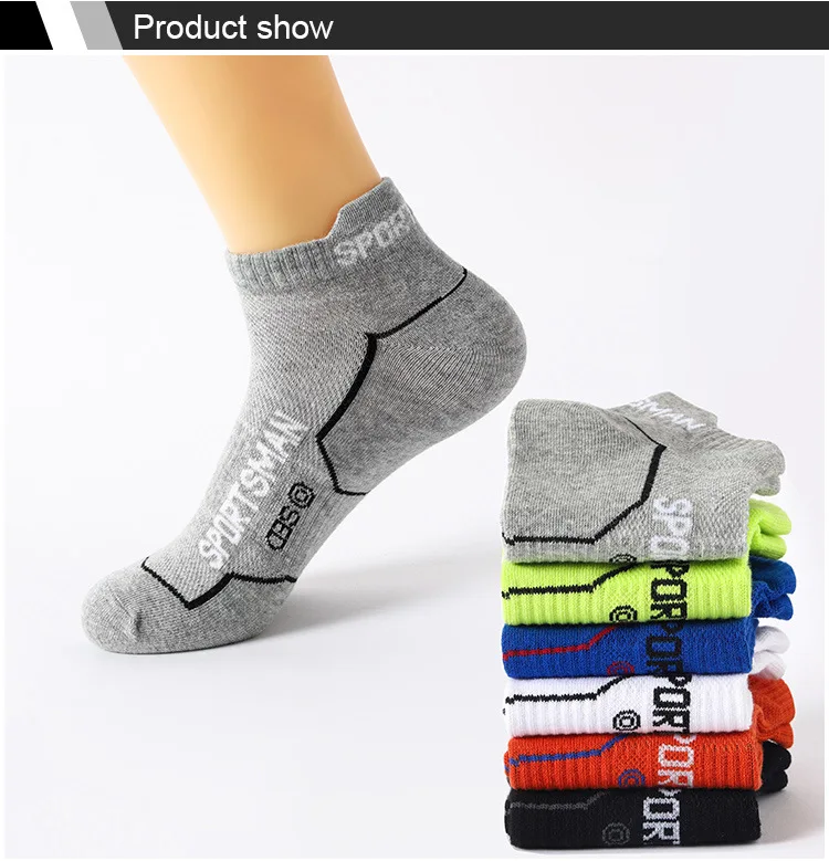 6 Paar Socken für Herren, kurze Socken, schweißabsorbierend und geruchsdicht, Basketballsocken, Laufsportsocken, atmungsaktive Mesh-Herrensocken – Detail 2