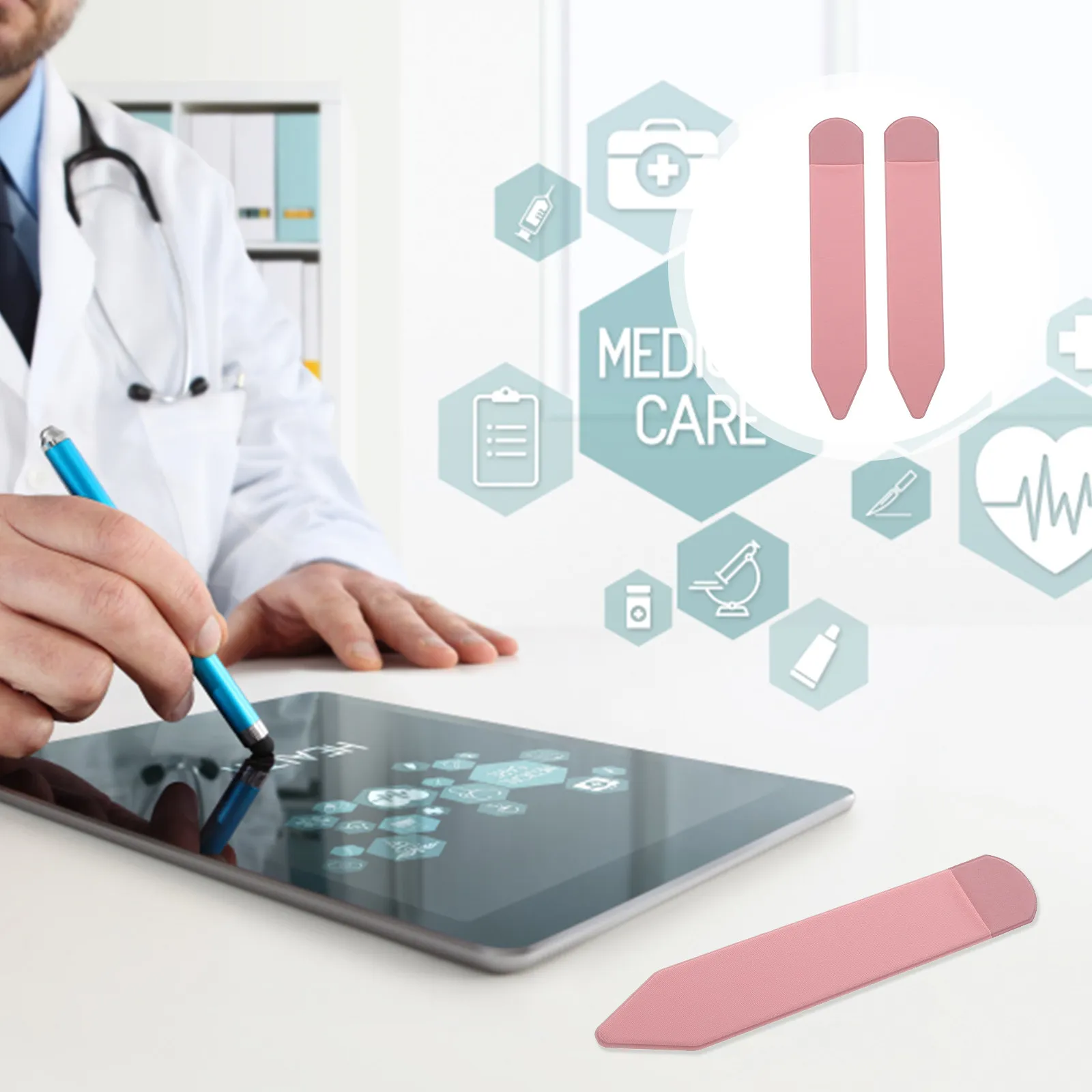 

2 шт. клейких держателей для стилуса, премиальный защитный чехол для планшета, устойчивый к царапинам и пыли, стильный чехол-наклейка для стилуса