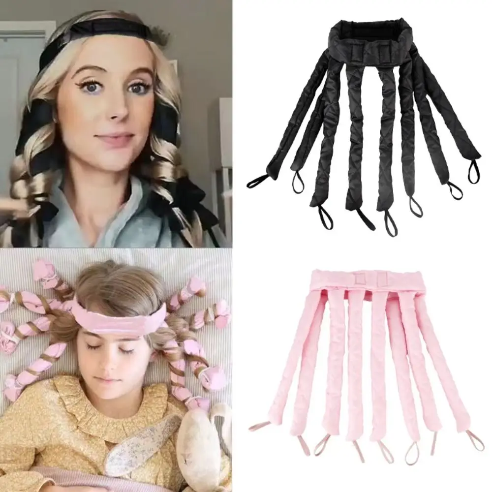 Fashion Flexible Heatless Hair Curlers DIY Hair Styling Tools Curling Headband Soft Sleeping No Heat Curling Rod Women
