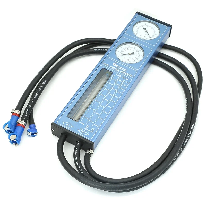 F831 Fuel Pressure Flow Meter Engine Fuel System Tester Fuel Pressure Gauge Flow  Back Pressure  Vacuum Mete