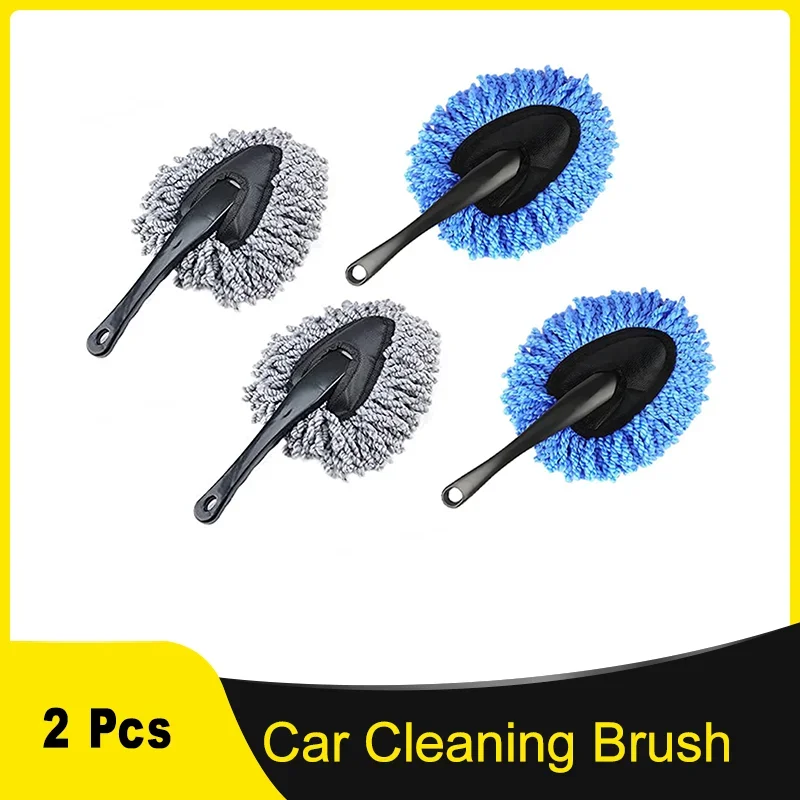 Multi-Functional Car Duster Cleaning Dirt Dust Clean Brush Dusting Tool Mop Products for Car Cleaning Home Kitchen