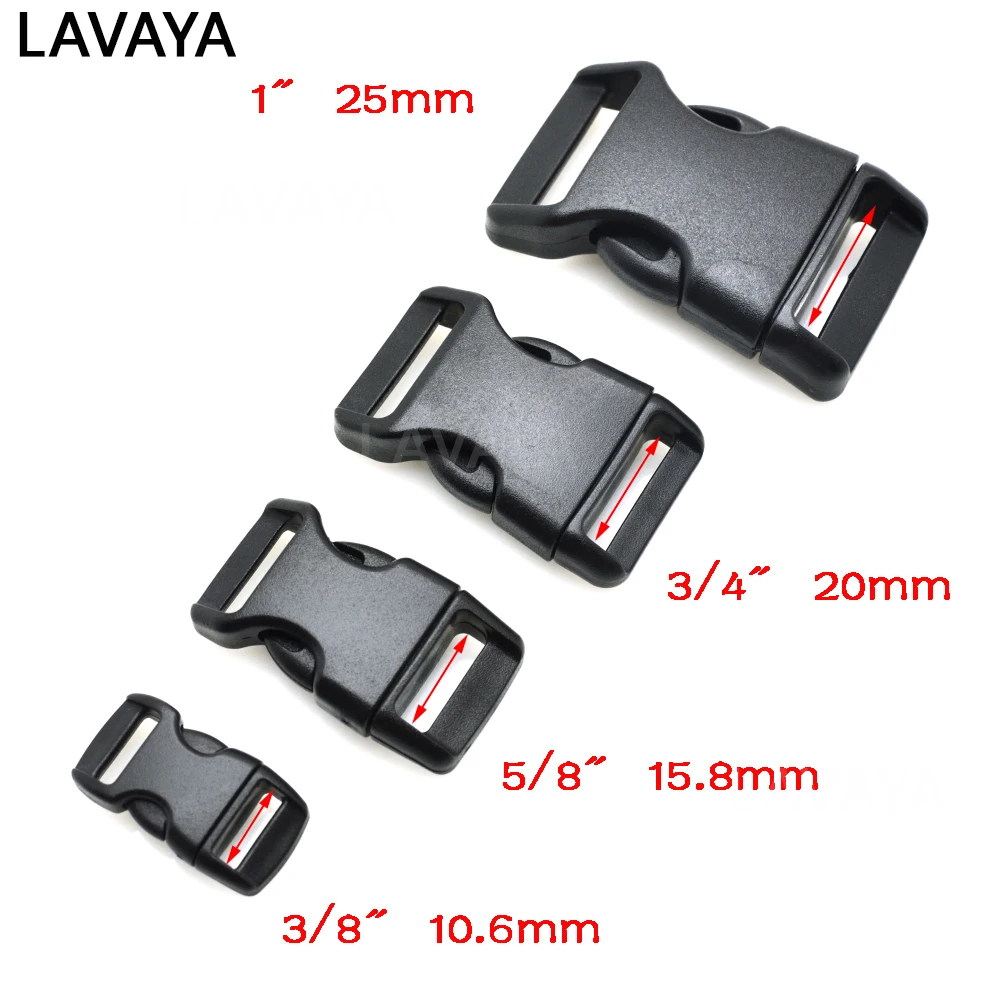 10 قطعة حزمة 11 مللي متر 15 مللي متر 20 مللي متر 25 مللي متر الجانب الإصدار مشبك منحني 550 سوار Paracord طوق بكلاب ظهره حزام حزام حقيبة أجزاء