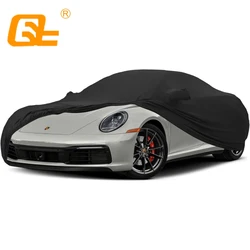 Indoor Car Cover Fit 2012-2022 Porsche 911 Luxurious Soft Stretch Satin Custom For Dust-Proof Underground Garage Car Show