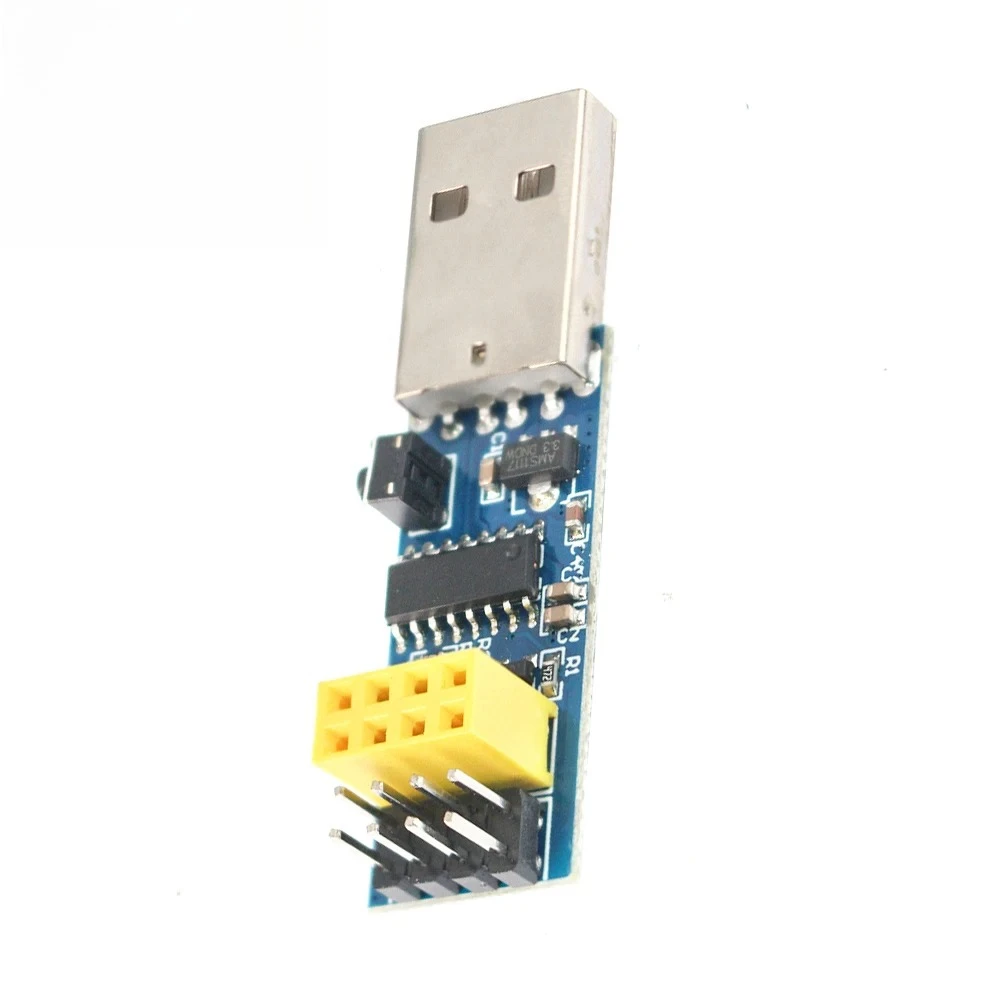 CH340C WIFI وحدة تنزيل ESP-01 ESP01S مبرمج محول USB إلى ESP8266 لوحة تطوير لاسلكية تسلسلية لاردوينو