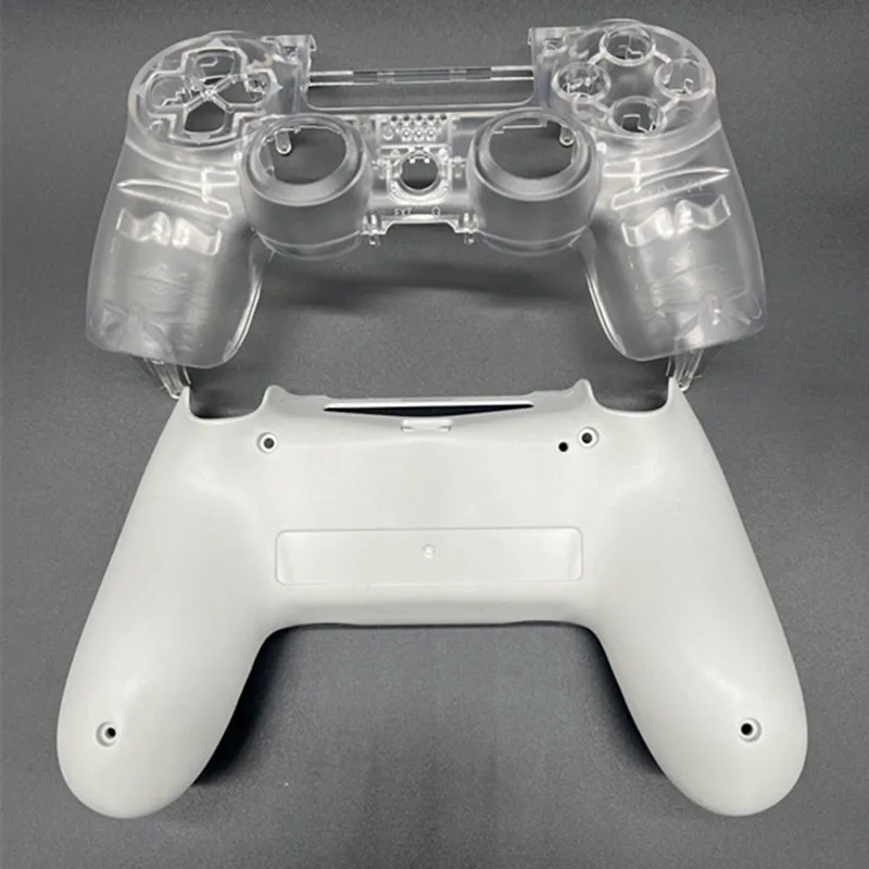 สำหรับ PS4 Pro JDM-050 JDM-055ใสพลาสติก Controller กรณีปุ่มเปลี่ยน Shell Gamepad JDS-055 JDS-050