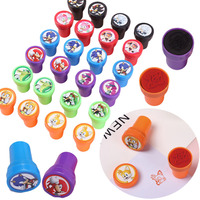 12PCS Sonic Hedgehog Assorted Stamps for Kids Cartoon Self-ink Stamps Children Toy Stamps Seal Scrapbooking Painting Album Decor