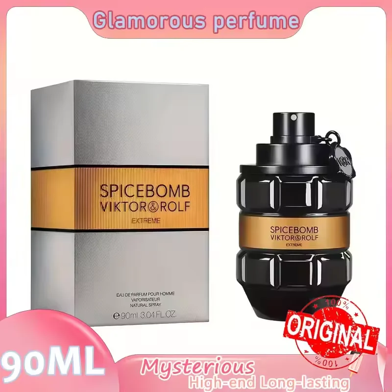 

90ml Men's Passion Perfume Lasting Fragrance Portable Body Spray Every Occasion Oriental Spicy Fragrance Pheromone Eau De Parfum