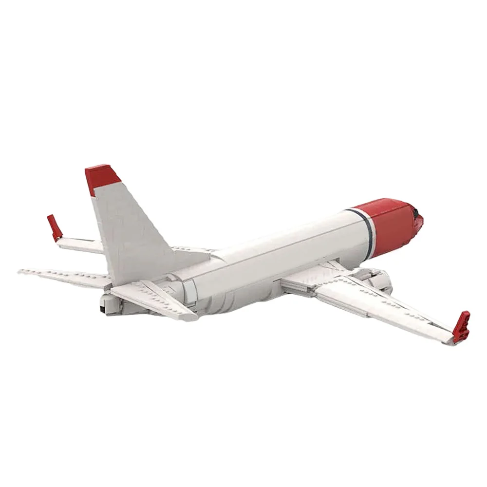 MOC Aviation Norwegian 737-800 Model Boeing Aircrafts Building Blocks Space Series Educational Toys Gifts Cities Suits