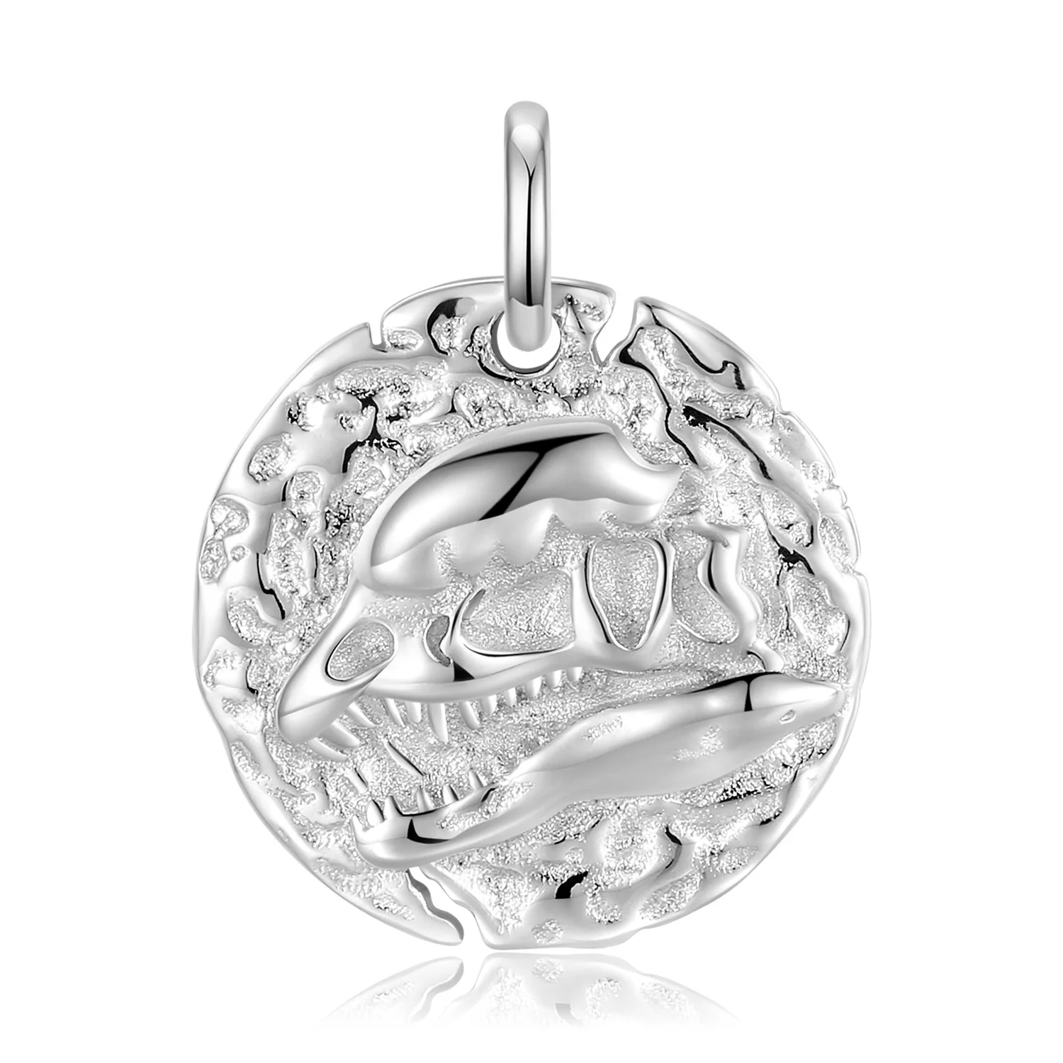 Original Design Embossed Velociraptor Pendant 925 Sterling Silver Necklace Personality Versatile Unisex Collarbone Chain Luxury