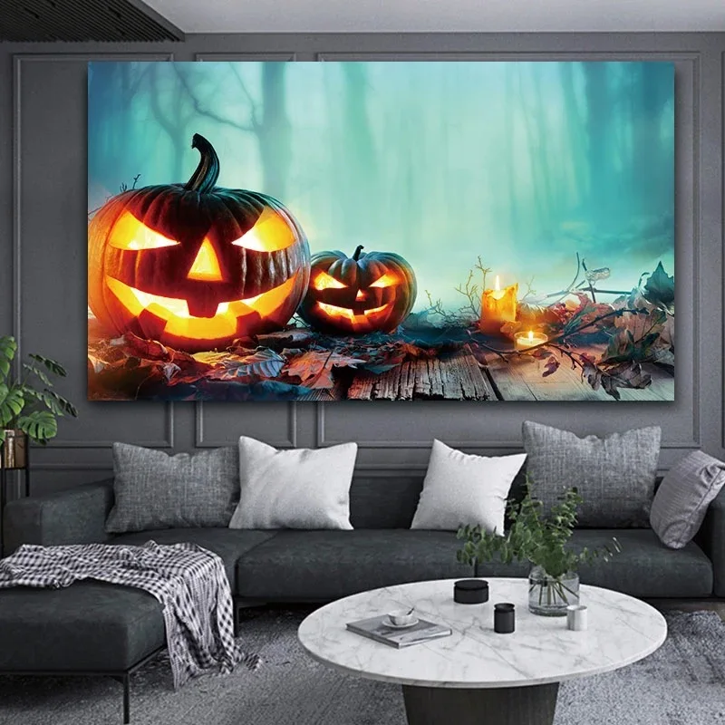Halloween Carnival Canvas Painting Art Bedroom Living Room Modern Decoration Painting