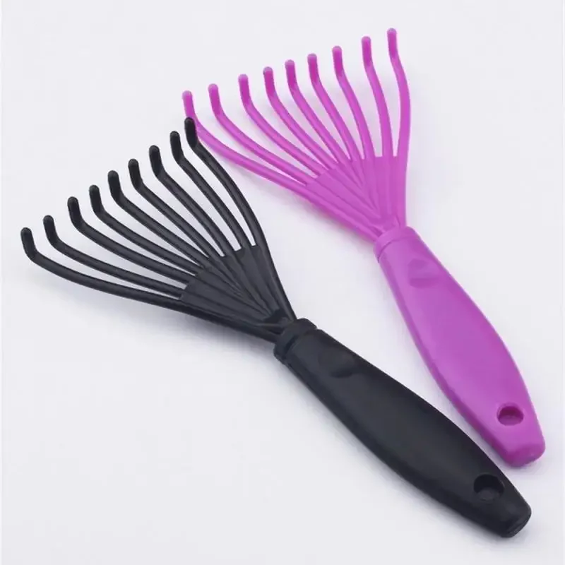 에어 쿠션 빗 청소 브러시, 미니 플라스틱 빗 청소 클로, 빗 헤어 클리너 도구