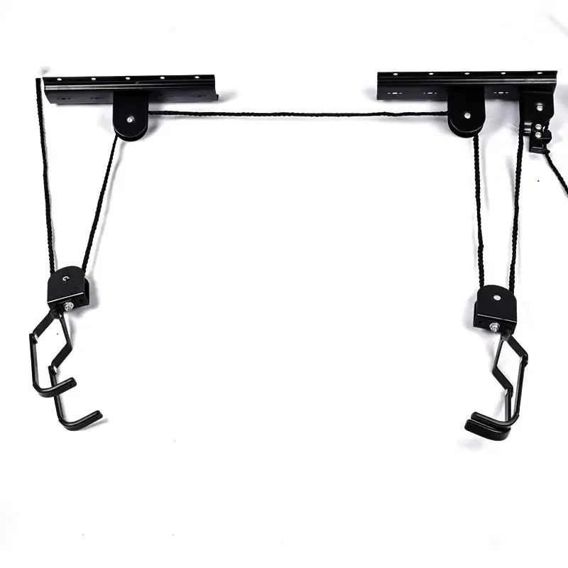 

Deemount Ceiling Lift Mount for Bicycle Storage Repair W/ Locking Mechanism Rope & Pulleys to Hoist Up or Lower Cycle Bike Rack