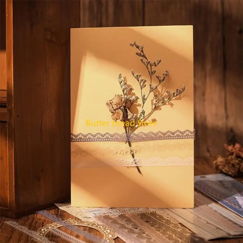 

W89C 240Pcs Lace Decorative Sticker Aesthetic PET Sticker for Scrapbooking Journal