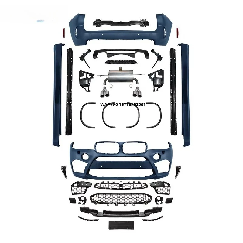 

Body Kit Car Parts Car Bumpers Suitable for 14-18 X5 Surrounds for F15 Modified X5M Front and Rear Grille Assembly