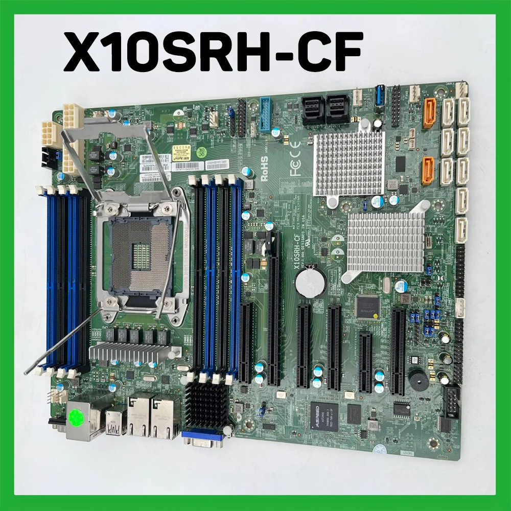 X10SRH-CF For Supermicro Server Motherboard Support E5-1600/2600 V3/V4 LGA2011 DDR4