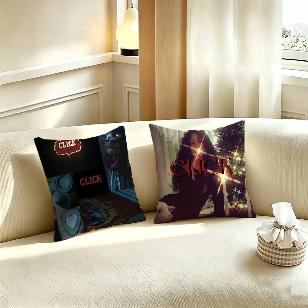 J-Jisoo C-CLICK Pillow Case For Room Sofa Cushion Cover Suitable For Home Bedroom Decoration And Protector