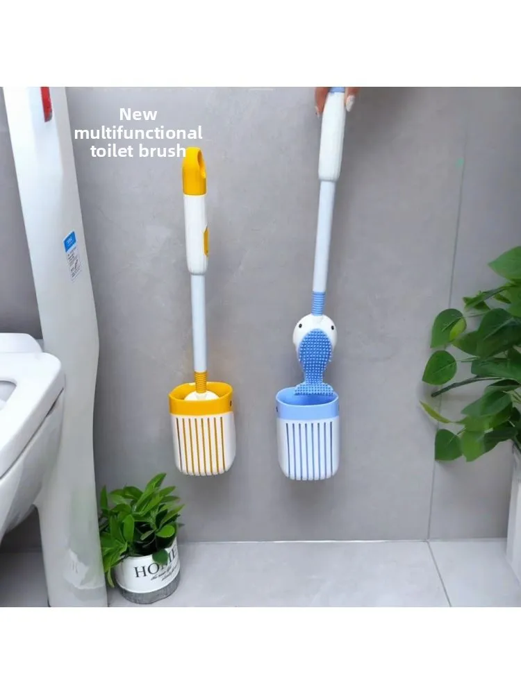 

Новинка 2023 года, усовершенствованная присоска для унитаза, бытовая насадка для удаления пятен с батоном, без мертвых углов, прочная пластиковая насадка Bru