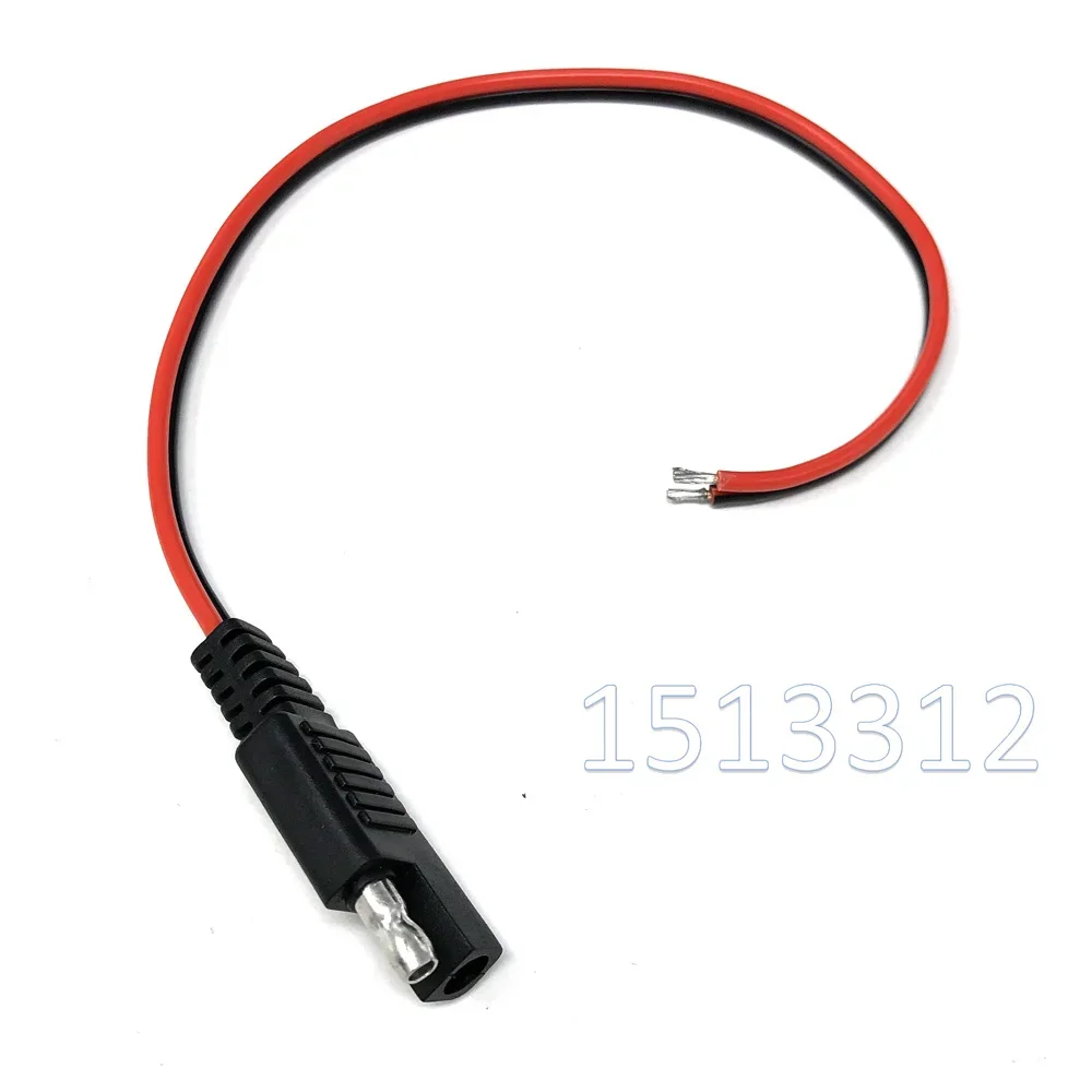 DIY 10 PCS SAE Power Automotive Extension Cable 18AWG 30CM 2 Pin with SAE Connector Cable Quick Disconnect Extension Cable