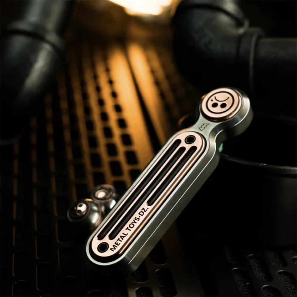 DZ 사이버 볼 EDC 피젯 슬라이더 스피너 금속 안티 스트레스 장난감 ADHD 불안 완화 감각 집중 피젯 장난감