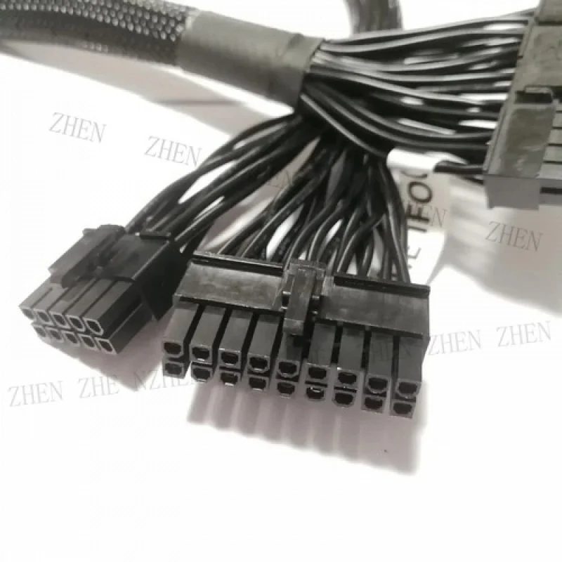 Y Y 24Pin Mainboard Power Socket for Haiyun Seasonic KM3 PSU series Power Cable