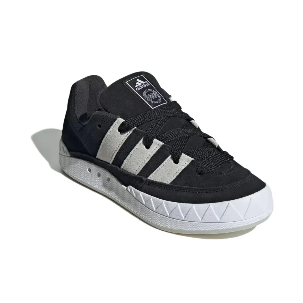 adidas originals Adimatic Shark Shoes Round Toe Lace Up Low Top Casual Shoes Men's and Women's Black