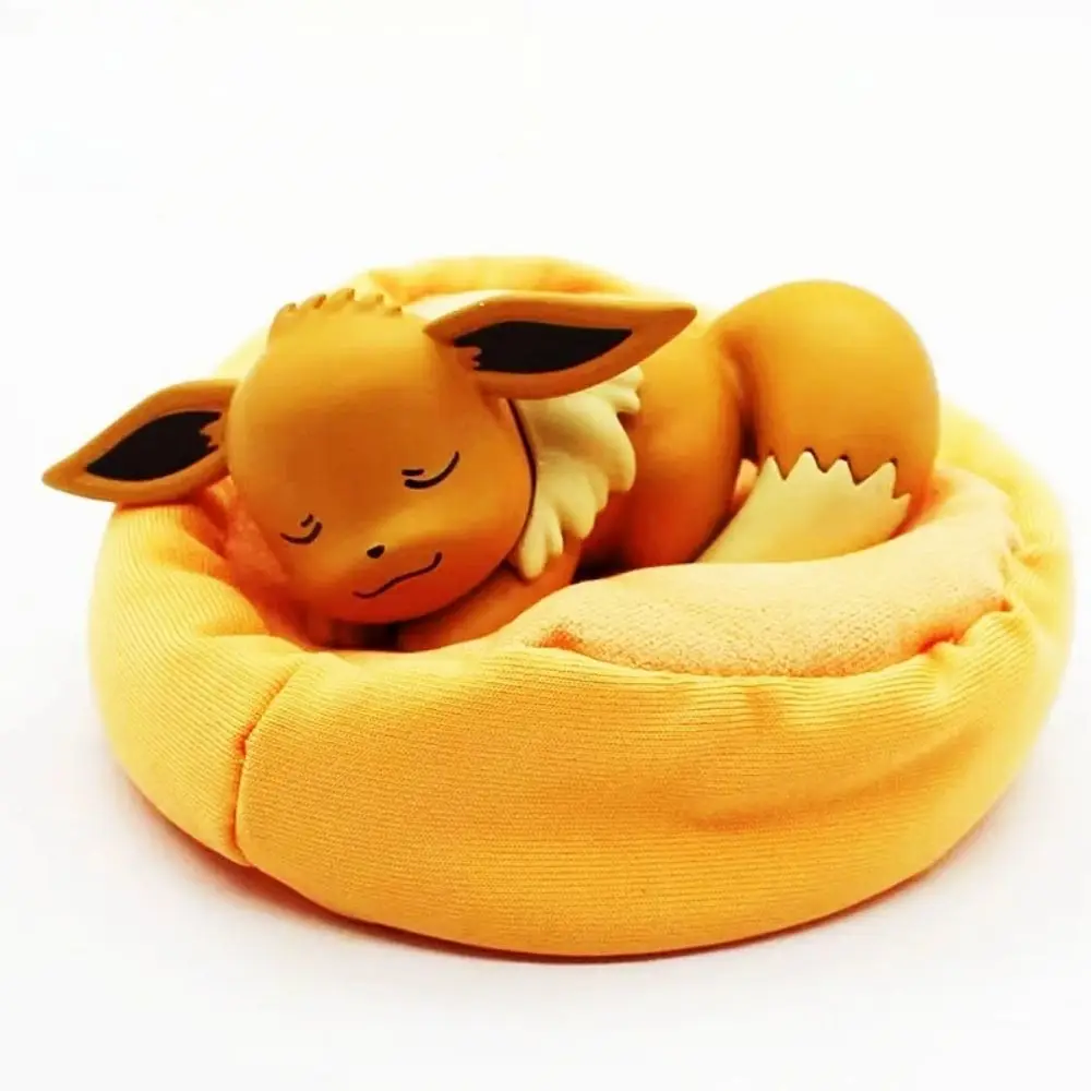 6pcs/set Pokemon Sleeping Anime Characters Figure Starry Dream Pikachu Bulbasaur Series Car Interior Hand Position Toys Gifts