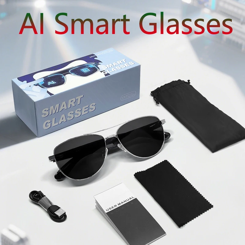 

UV Protection Smart Glasses Sunglasses Remote Photography Outdoor Sport Eyeglasses Women Wireless Call Music Play Headphone