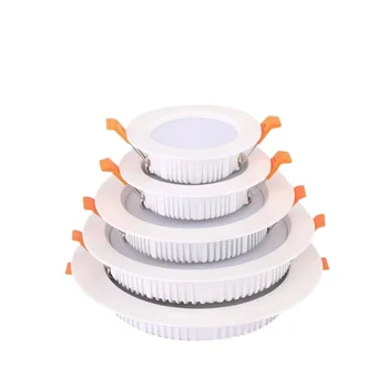 Lâmpada do teto LED regulável, SMD Downlight, sala de estar e iluminação do shopping, 5W-36W, 24W, 30W, AC85-265 V