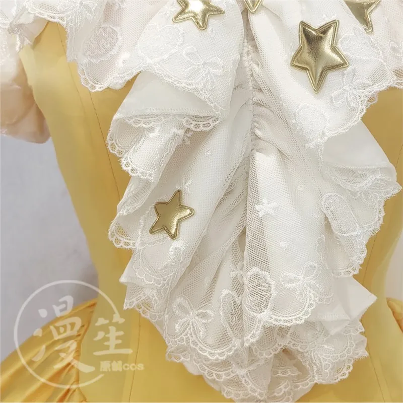 ACard Captor Sakura Sakura Kinomoto Abito stellato Costume cosplay di scena Set completo di abiti per donne Ragazze Halloween Lolita Dress