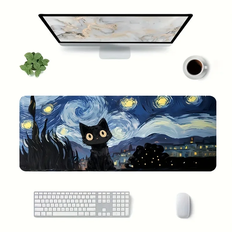 Star mouse pad Rubber non-slip durable computer accessories for office and game players extended writing pad Table mat washable