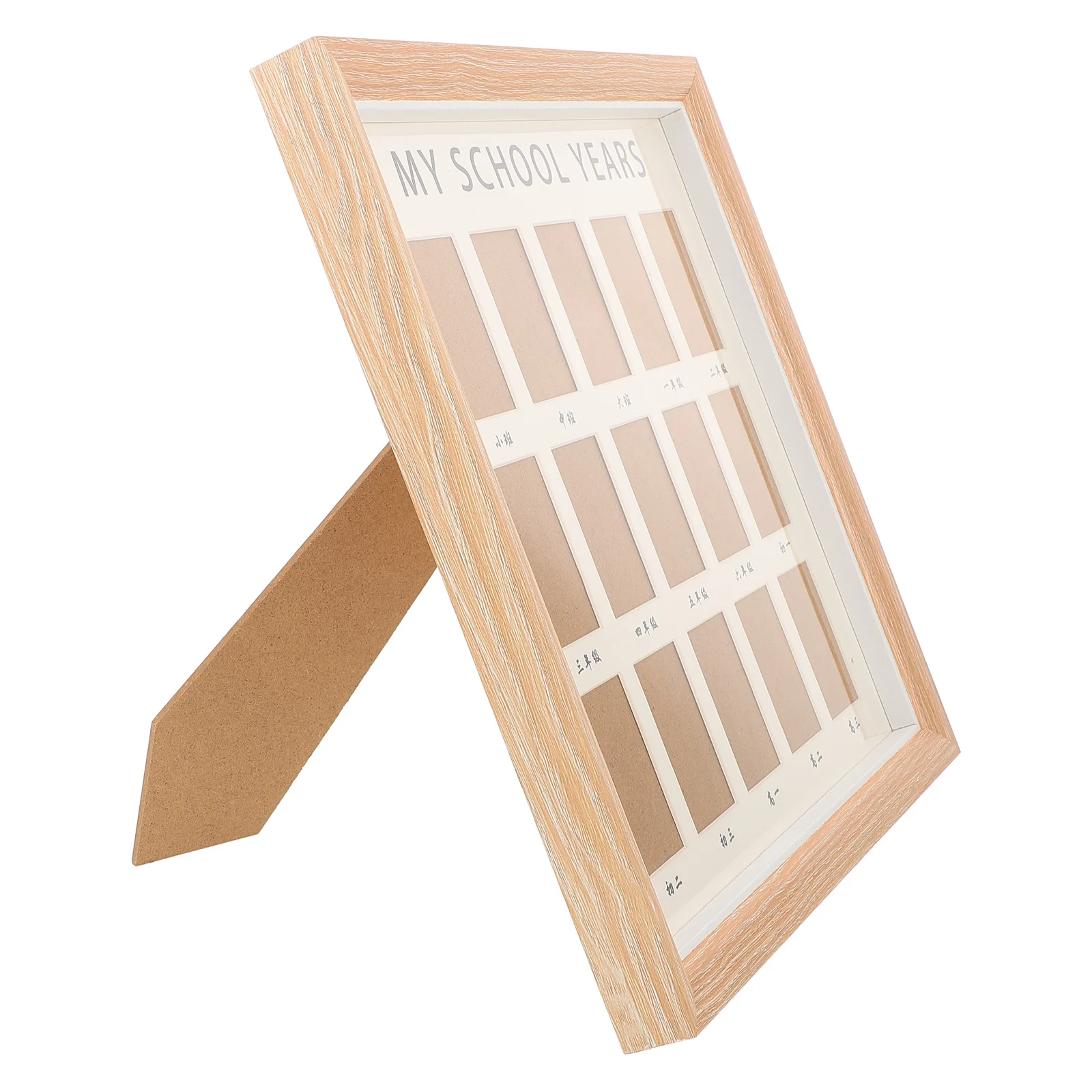 

Baby Growth Photo Frame Wood Paper Kids School Year Picture Holder Home Decor Commemorative Gift For Children Newborn