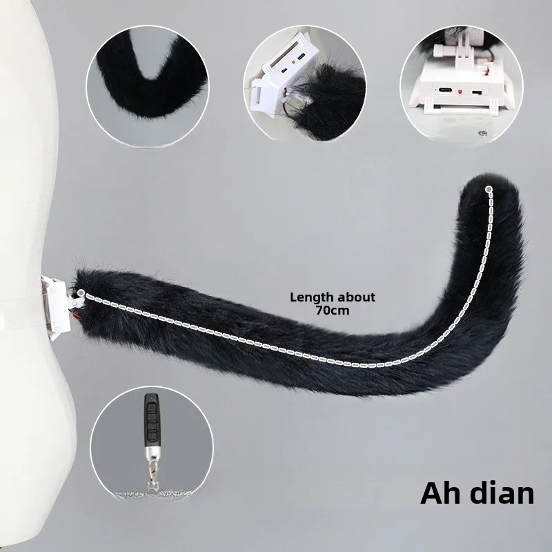 

Rechargeable Cat Ear Headband Electric Animated Movable Ears Cosplay Headpiece for Women Party