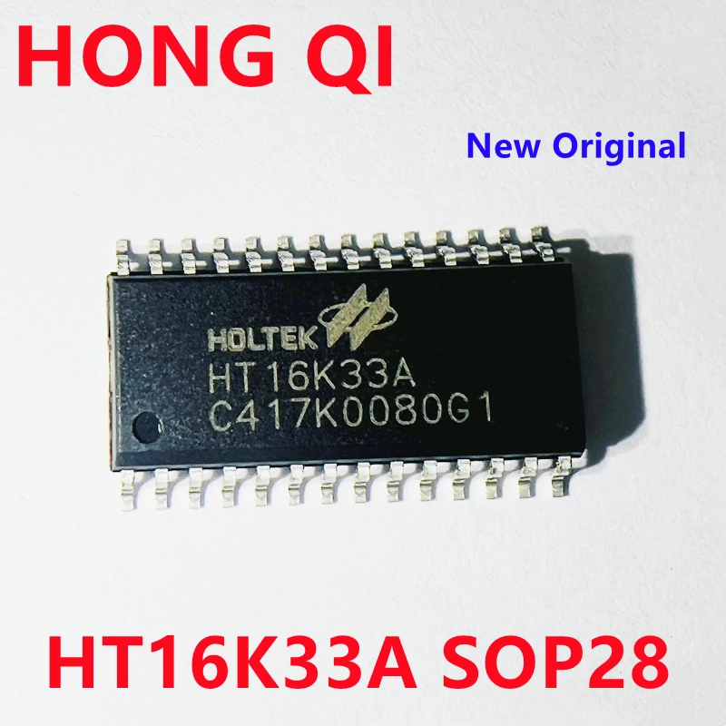 10PCS New Original HT16K33 HT16K33A SOP-28 RAM mapping 16*8 LED controller driver chip