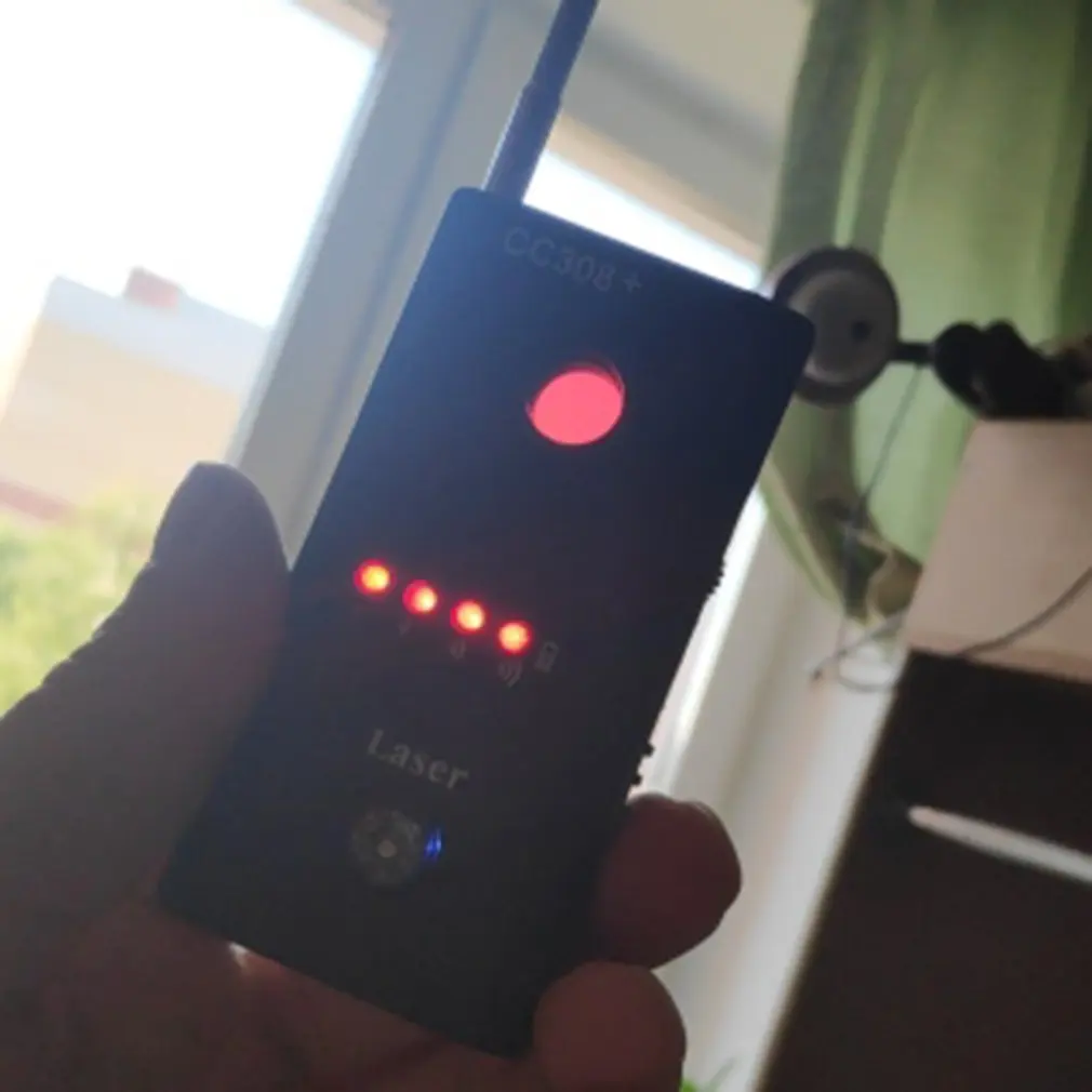 Multifunctionele Draadloze Camera Lens Signaaldetector Cc308 + Radiogolfsignaal Detecteren Full-Range Wifi Rf Gsm Scanner
