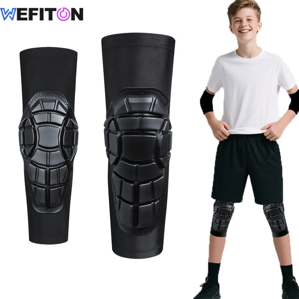 

1Pcs Knee & Elbow Pads for Kids Youth - Compression Sleeves Pads Guards Sports Protective Gear for Basketball,Football,Wrestling