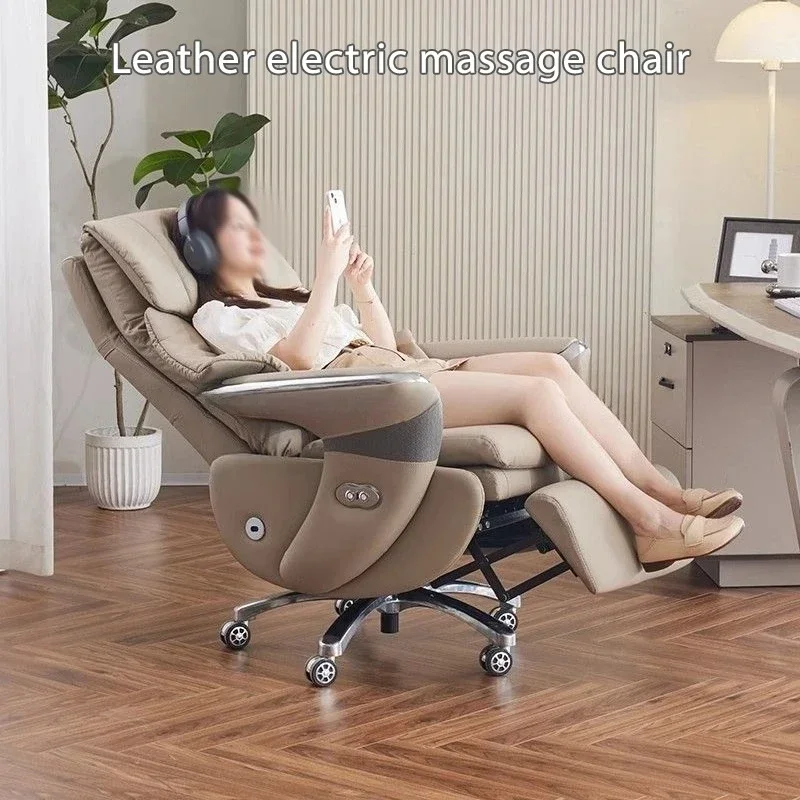 Ergonomic Office Chair with Swivel Seat and Footrest Adjustable Backrest Angle and Height Adjustable Executive Computer Chair