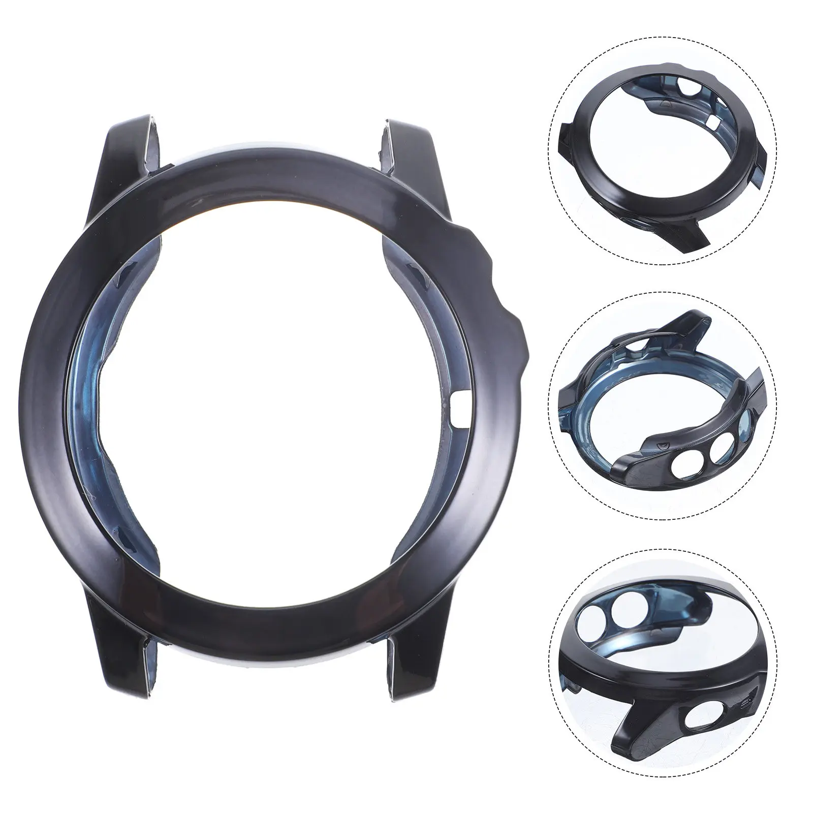 

1Pcs Electroplated Watch Protective Case Tpu Cover Full Front Protection Scratch Drop Proof Compatible for Garmin 5X Watch