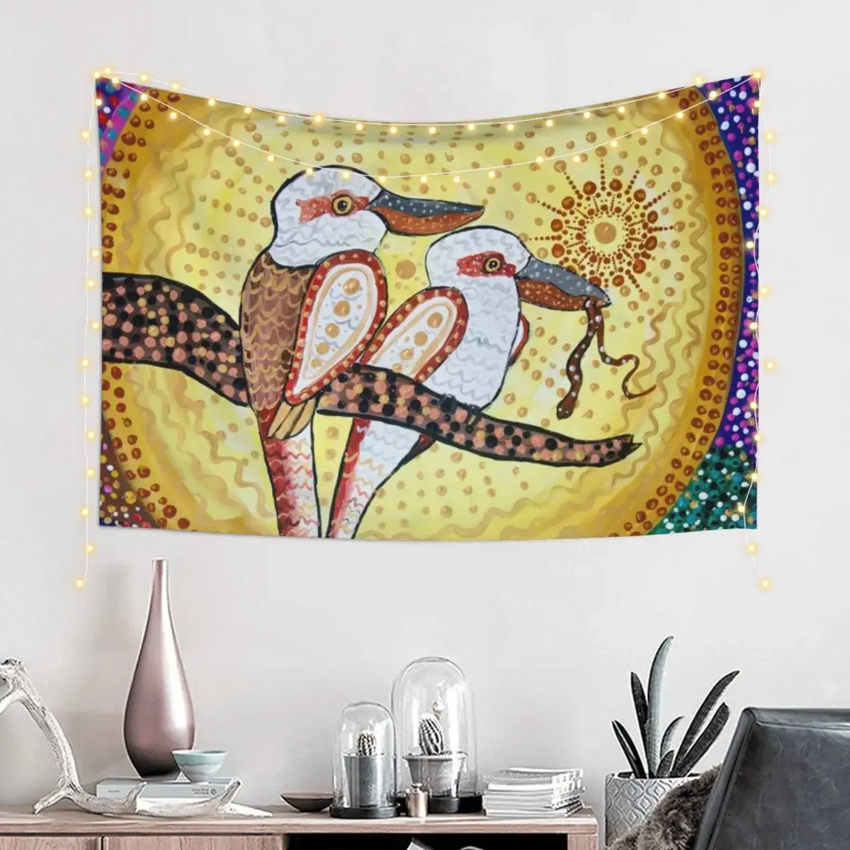 Goo-Goor-Gaga the Kookaburra 2 Tapestry Bedrooms Decor Room Design Tapestry