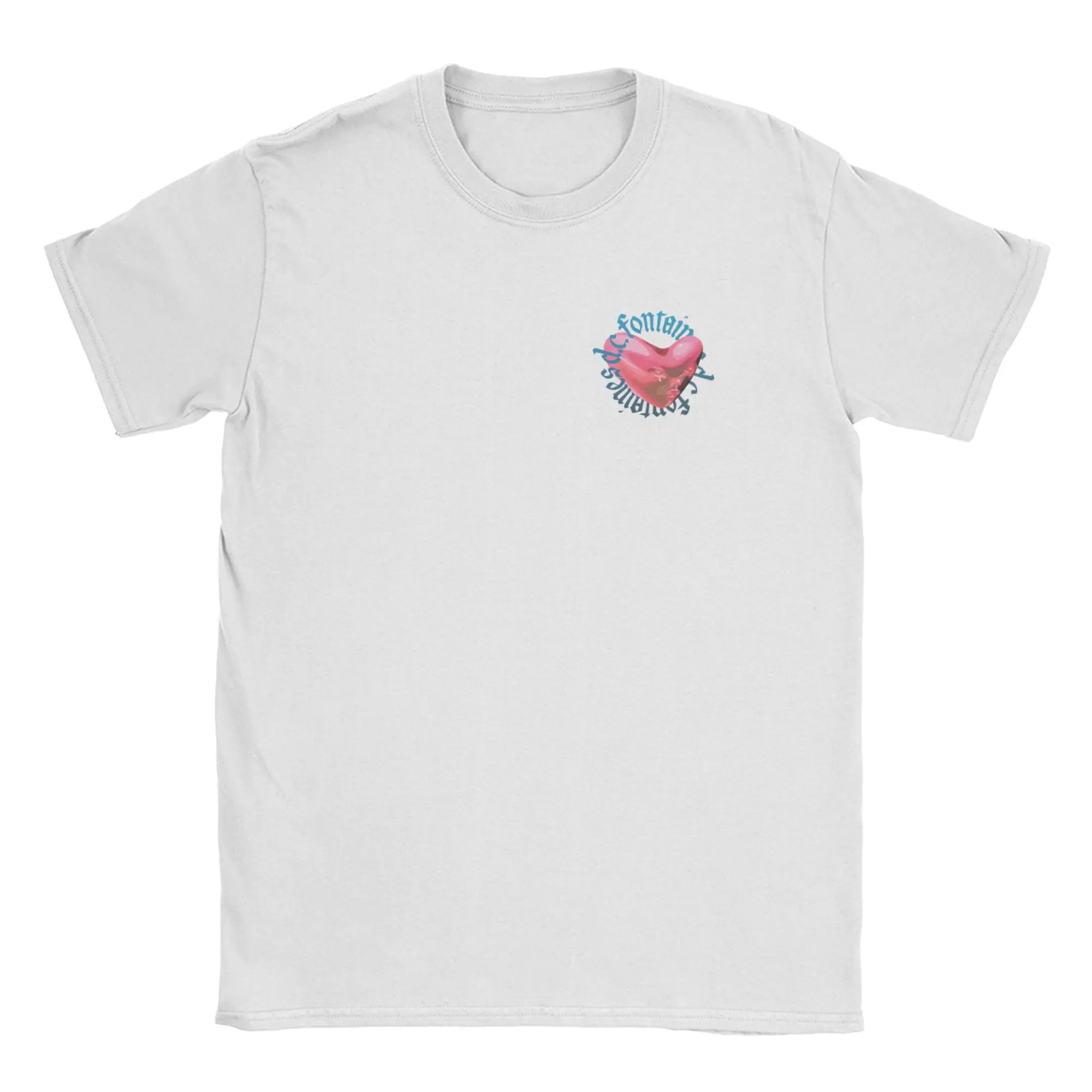 Album Fontaines D.C. Romance Men Women T Shirts  Funny Tees Short Sleeve Round Collar T-Shirt Pure Cotton Printed Clothes